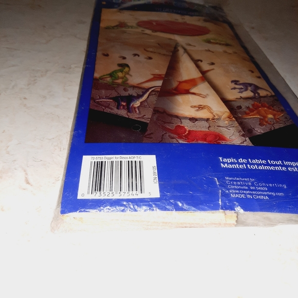 Dinosaur Tablecloth Tablecover Birthday Party Decor - Picture 5 of 5